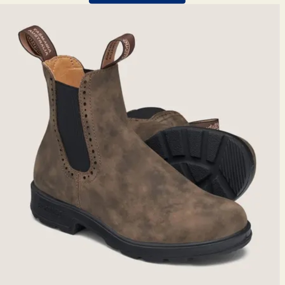 Blundstone’s #1351 Women’s Originals High Top Boots - Rustic Brown (AU 6 = US 9)